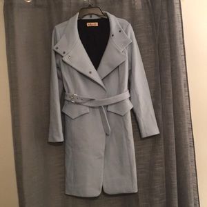 Kittenish Powder Blue Coat